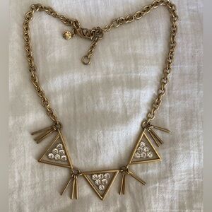 J. Crew Geometrical Design Triangle‎ Bib Necklace